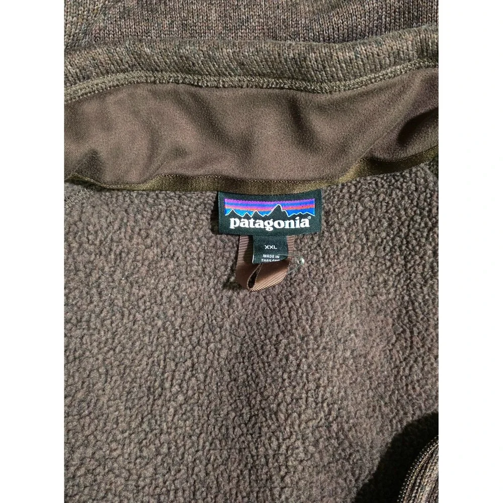 Patagonia‎ Better Sweater 1/4 Zip Pullover Mens XXL Brow Fleece Jacket